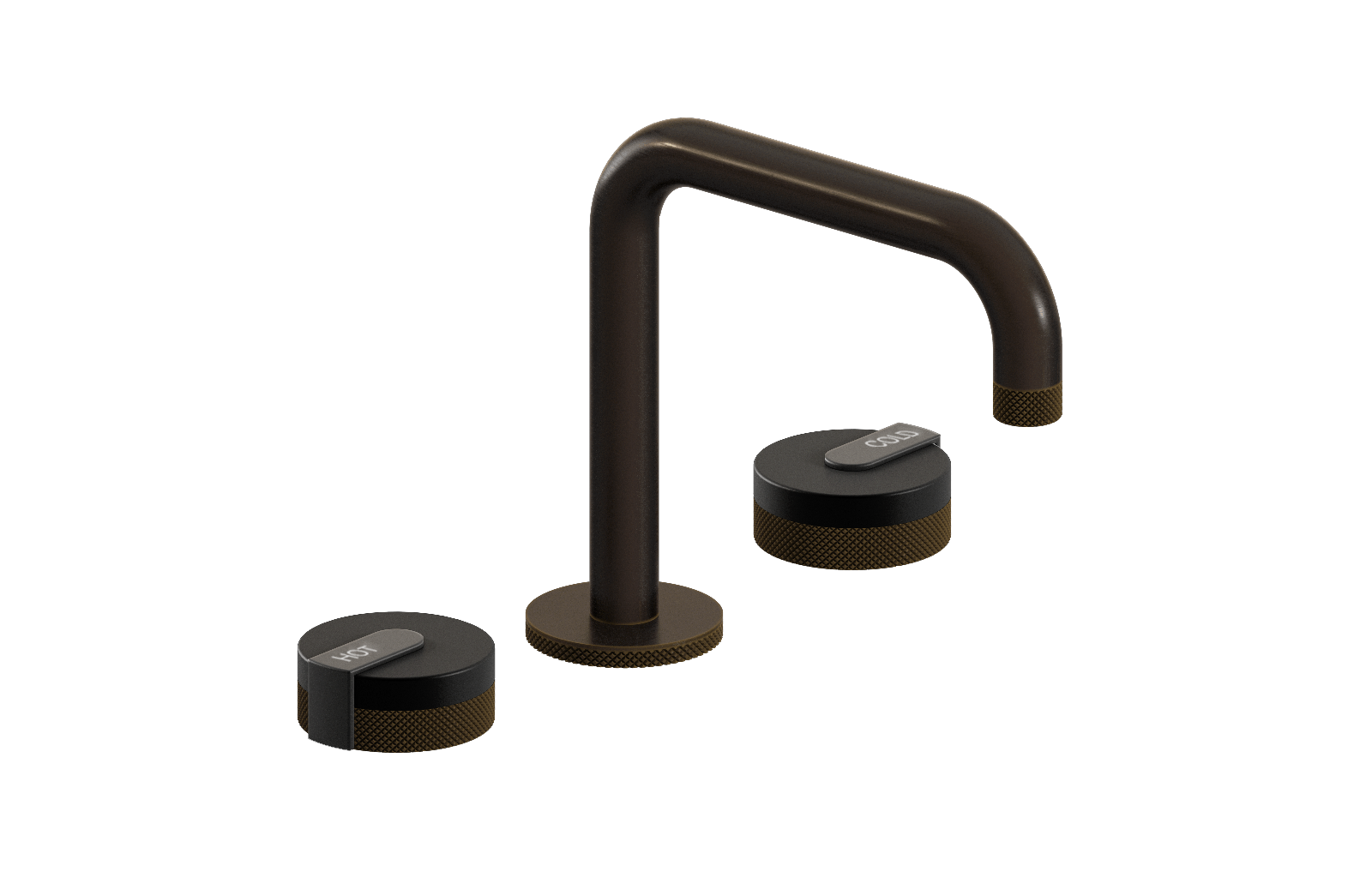 E-11511-R1MBK-L1BK-OB Смеситель для умывальника на 3 отвертия GRAFF MOD+