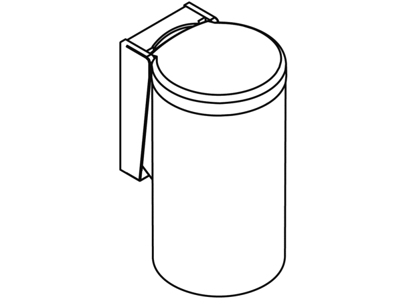 477.05.300 мусорное ведро HEWI Serie 477/801  - Вид №5