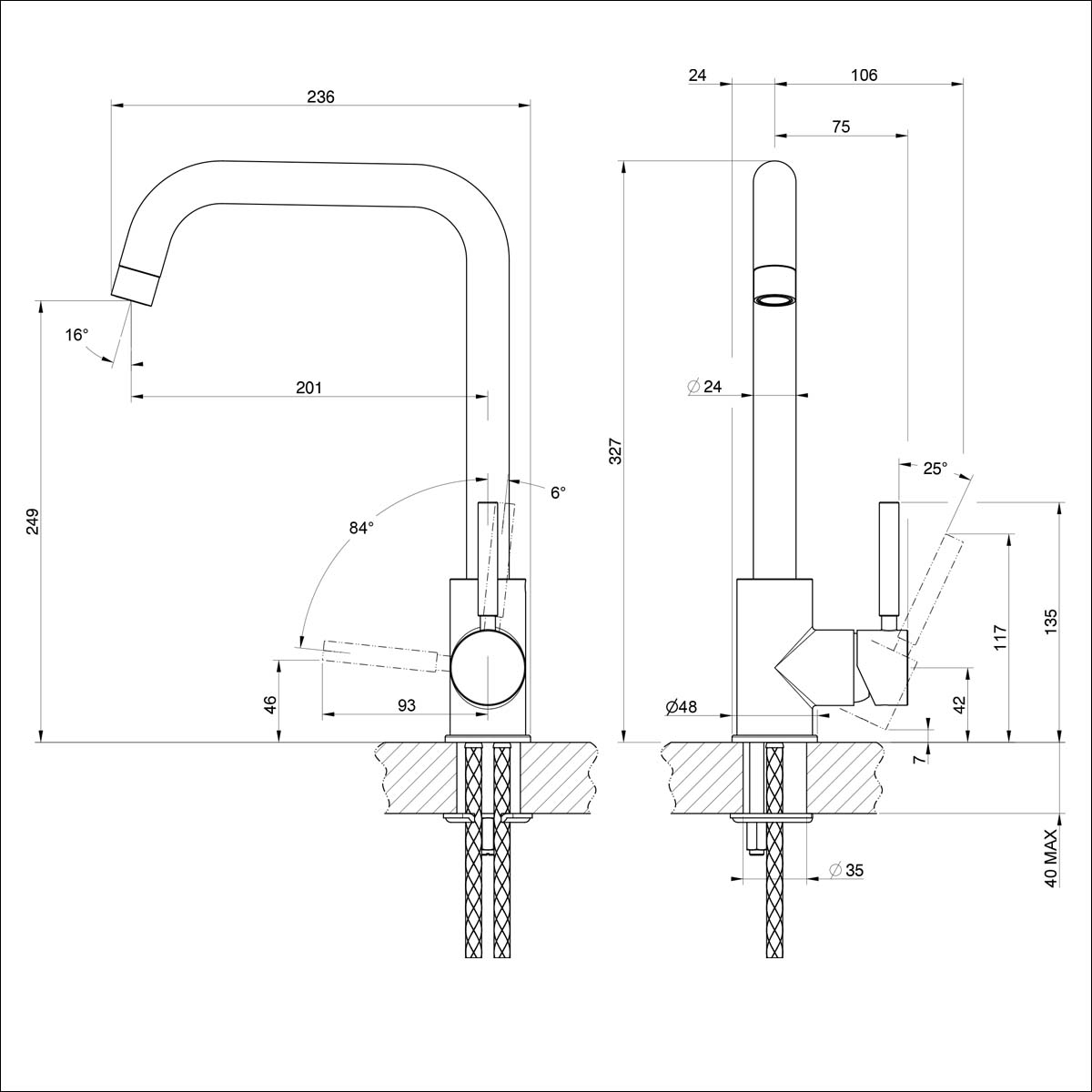 8485002 смеситель KS 8485002 Fosterspa  - Вид №1
