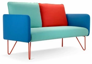 Adrenalina 2-х местный тканевый диван со съемным чехлом Doumo