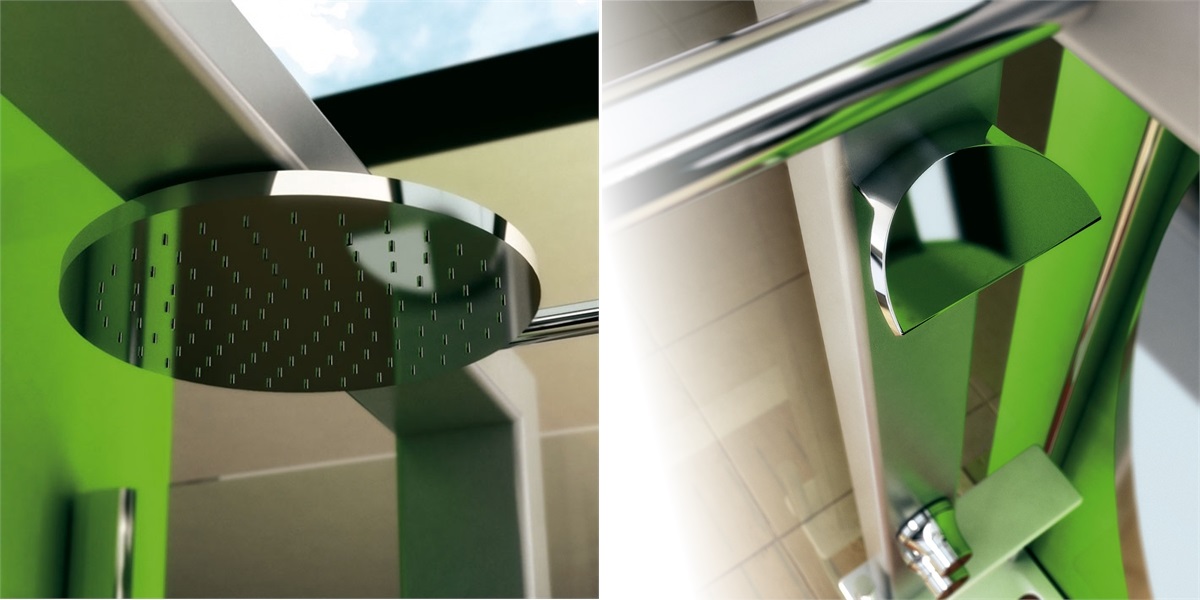 Душевое ограждение с колонной Start 140х90 9447-12420 Sx Jacuzzi 944712420SX - Вид №1