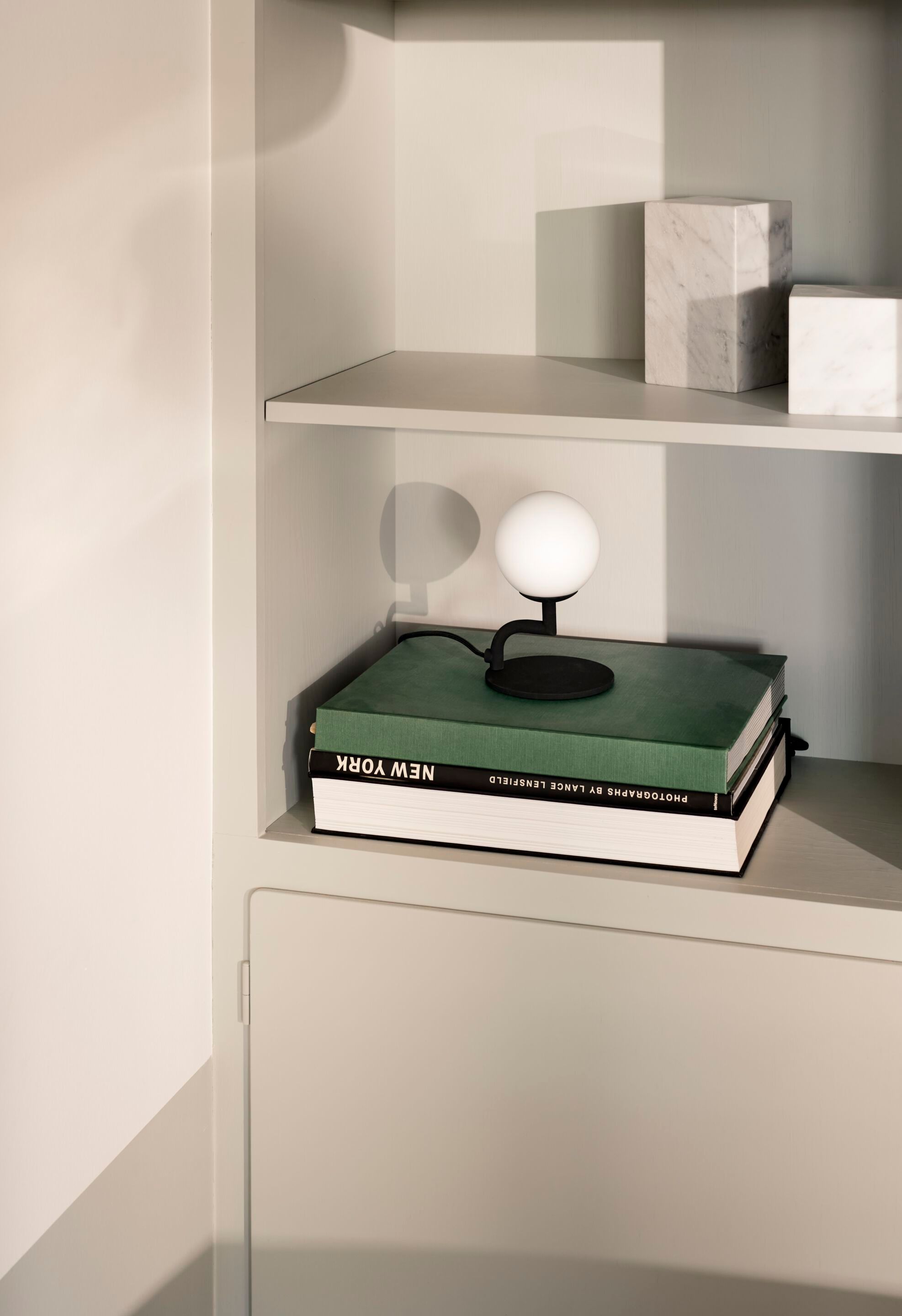 Настольная лампа из металла и опала Pholc Mobil ARCH-00033424 - Вид №4