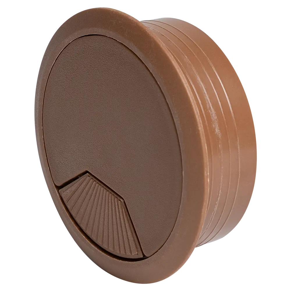 Заглушка для кабель-канала Jet 60 мм цвет коричневый STLM-2020206