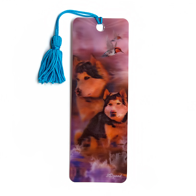 119 Закладка объемная 3D №1 Хаски Santreyd 