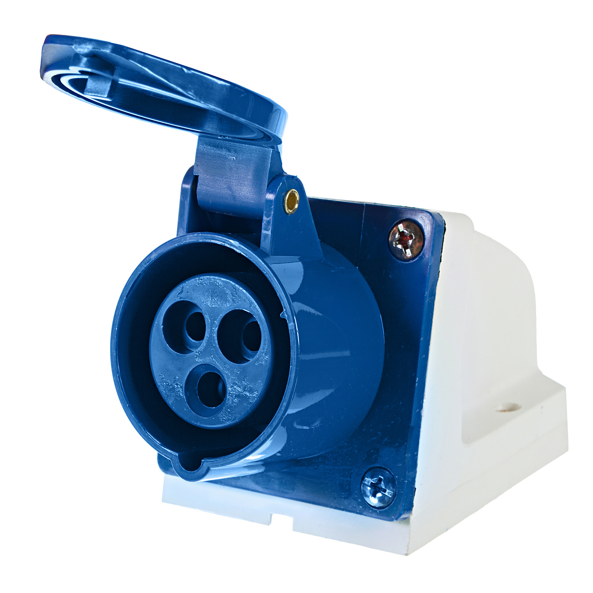 Силовая розетка IEK 16А с заземлением для профессионального оборудования 11869553 STLM-0001551