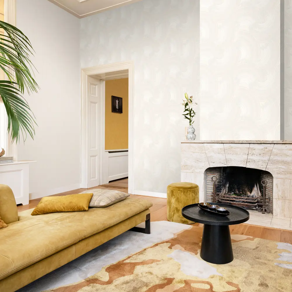 Флизелиновые обои WALL UP Neon - белое совершенство для ваших стен 89383191 STLM-1538577 - Вид №4