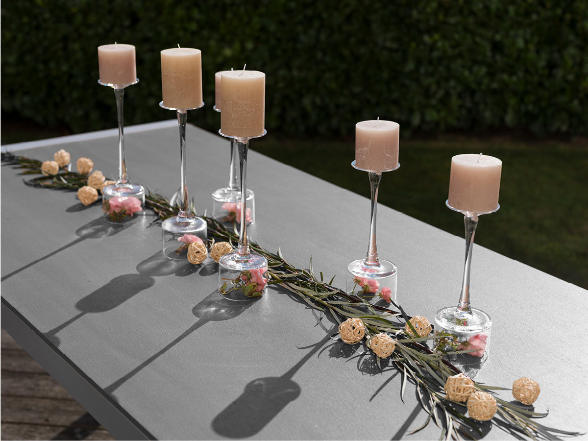 98.00.0862 Обеденный набор Brisbane из нержавеющей стали, 9 предметов. - включая 8 кресел из нержавеющей стали Brisbane / Resysta Stone Grey + 1 стол из нержавеющей стали Kennedy 90 × 215 Mbm  - Вид №3