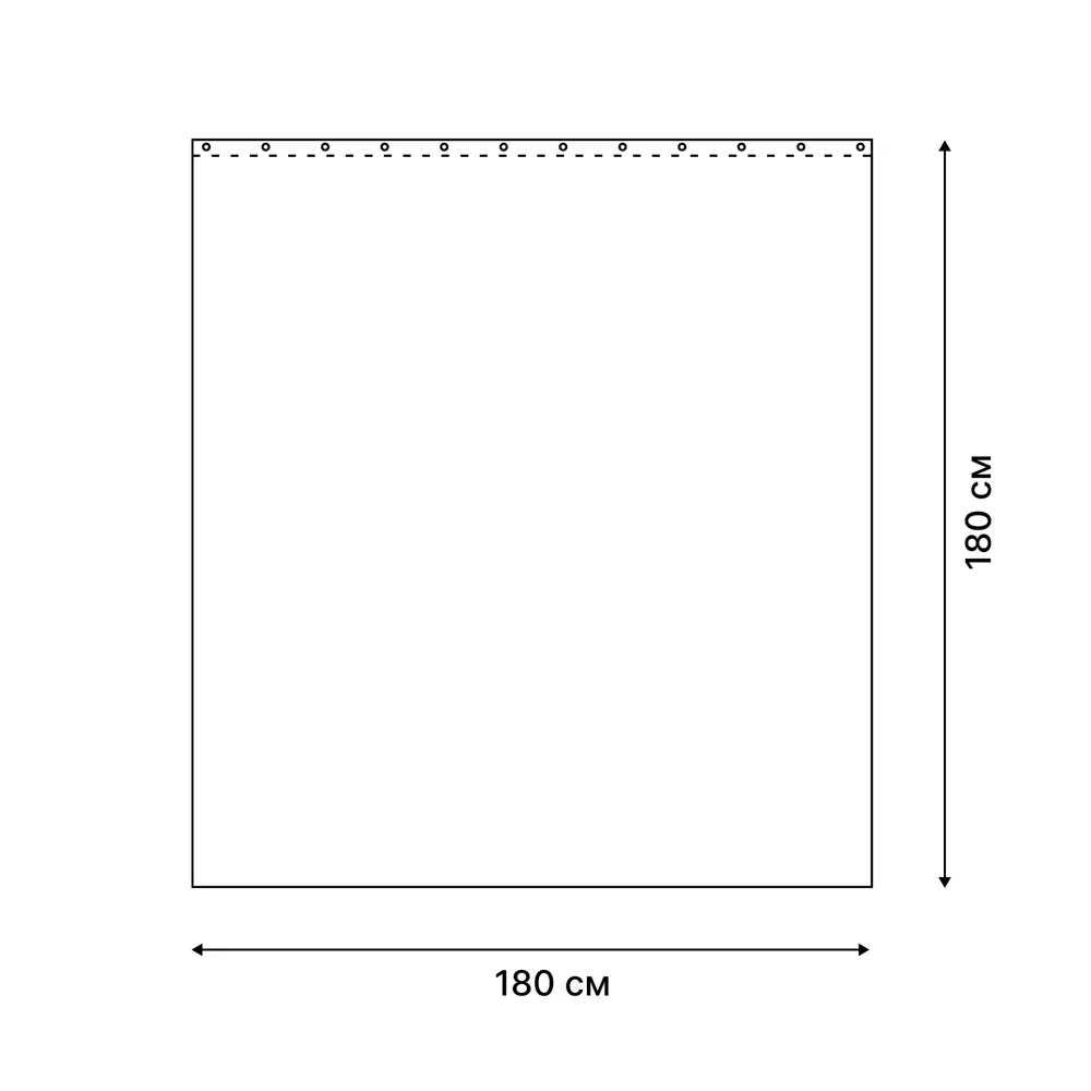 Штора для душа LEMER Irminio - элегантная защита от брызг 180x180 см 89384984 STLM-1565706 - Вид №8