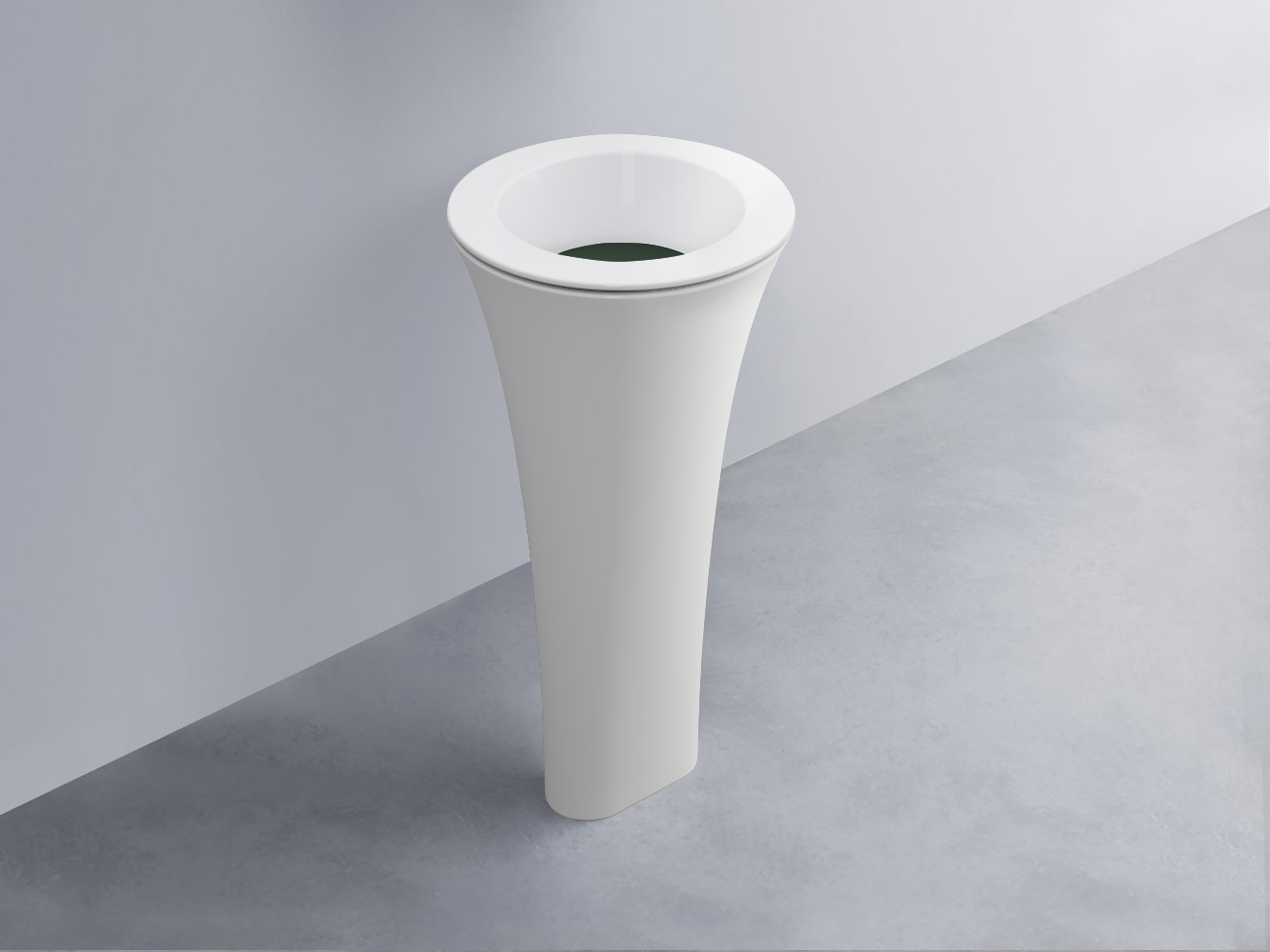 AMLA45-BL+AMPILT-MU+AMCOLT-BL Раковина Amedeo Tondo отдельностоящая cielo Enjoy + Amedeo Ceramica Cielo