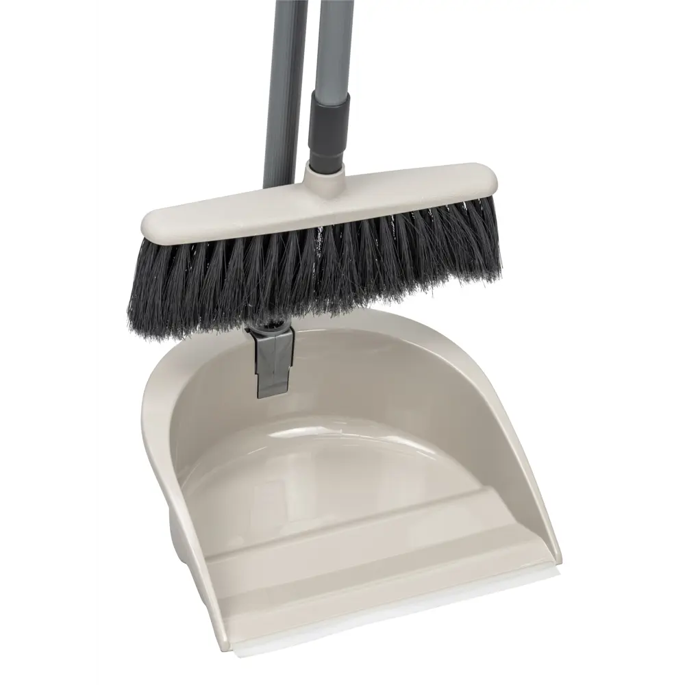 Совок и щетка Ленивка Люкс цвет капучино Santreyd STLM-2174559 - Вид №1