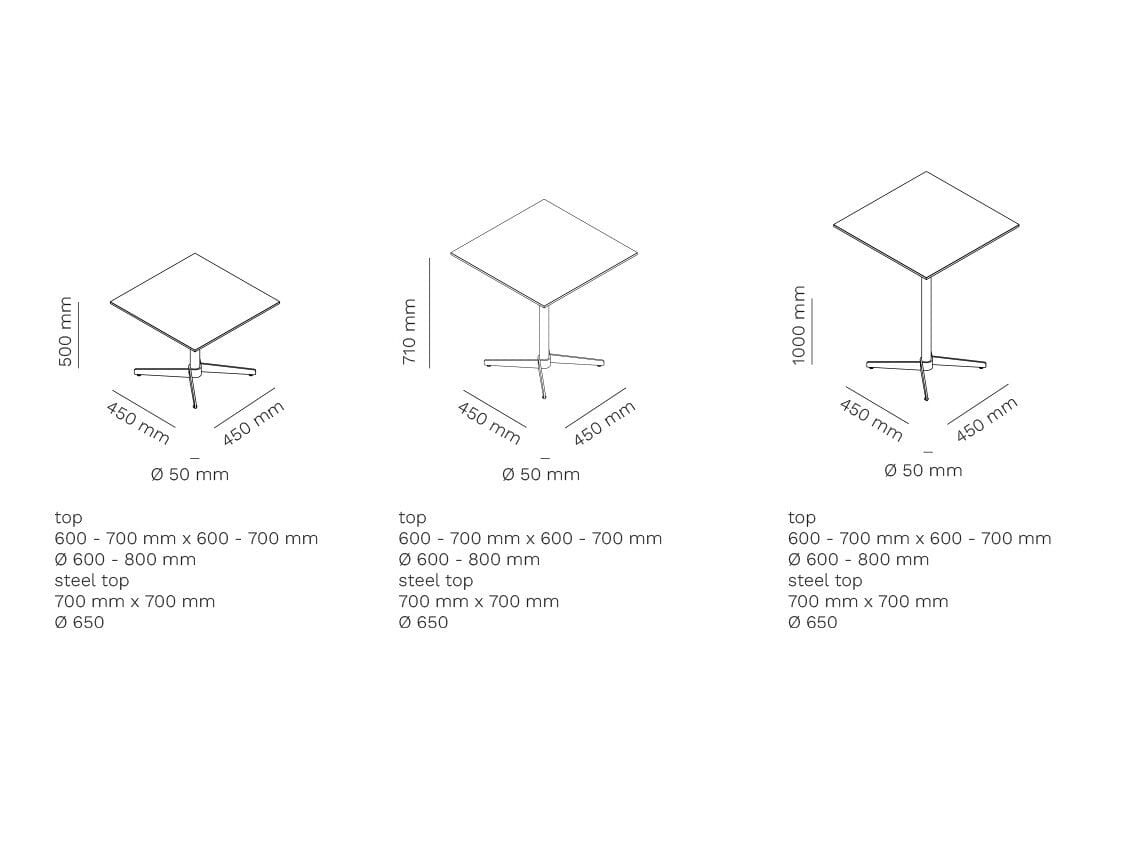 Квадратный стол со спицами Mara опечатка ARCH-00078172 - Вид №8