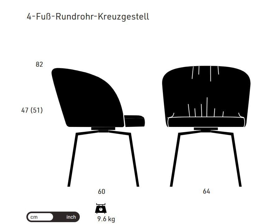 Тканевый стул KFF Джиро ARCH-00014340 - Вид №9