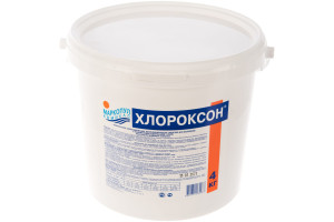 16031301 Комплексный уход для обработки воды Хлороксон , 4 кг ведро, гранулы для дезинфекции М46 МАРКОПУЛ КЕМИКЛС