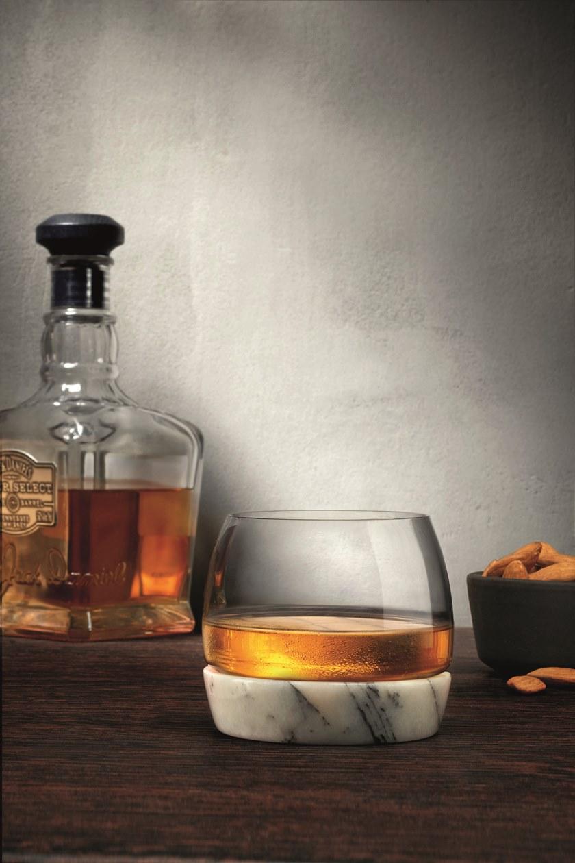 NUDE Хрустальный бокал для виски на мраморной основе Chill sun-id-1491020 - Вид №3