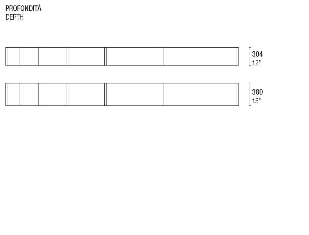 Оборудованная стена с ТВ-стойкой со встроенным освещением MisuraEmme CROSSING ARCH-00091224 - Вид №4