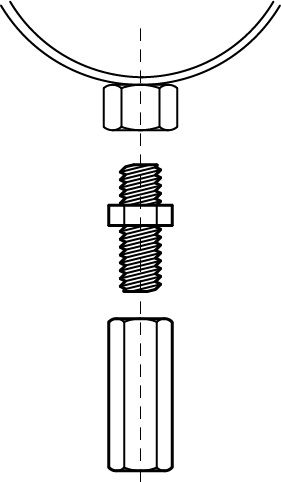 6458830 BIS Соединительные муфты (BUP1000) соединение резьбовых элементов walraven  - Вид №2