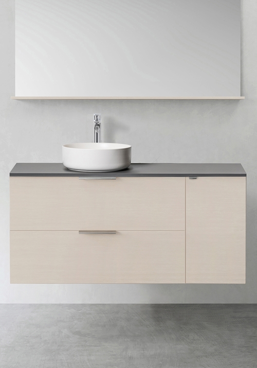 1390524 Шкаф Для Умывальника Форма 900 M Боковой Модуль Soft ... Hafa Ясень 