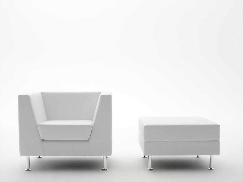 Мягкое кожаное кресло с подлокотниками Naxos Santreyd sun-id-1388217 - Вид №3