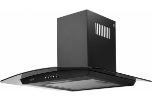 19865008 Вытяжка 60L black 60LBL ORE Glasset