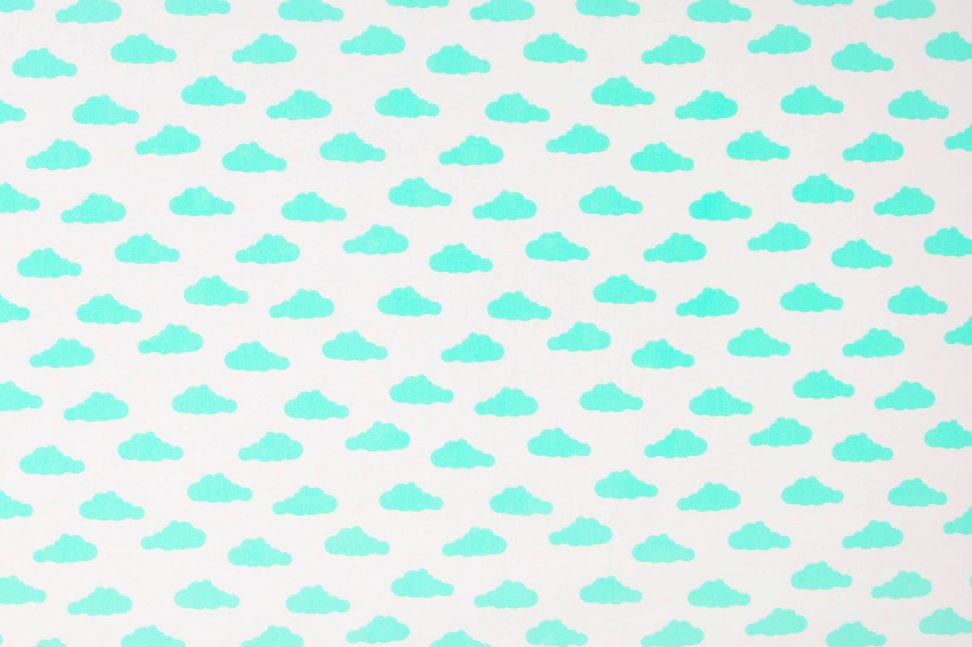 Детское постельное белье "Облака" мятное БЕЛЬМАРКО  327416 Голубой Santreyd  - Вид №3