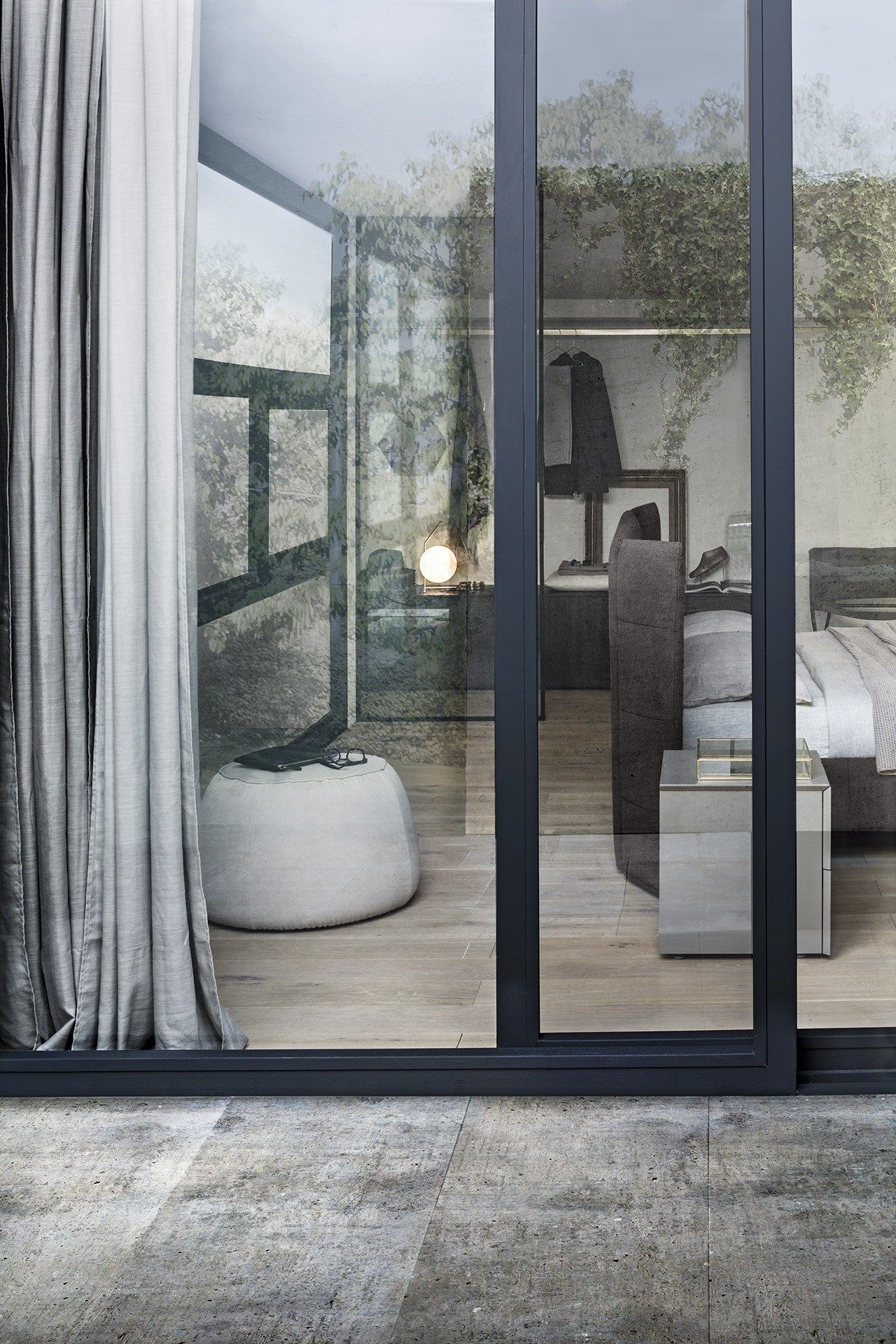 Двуспальная кровать для хранения ткани с мягким изголовьем Felis Bedstories ARCH-00113274 - Вид №7