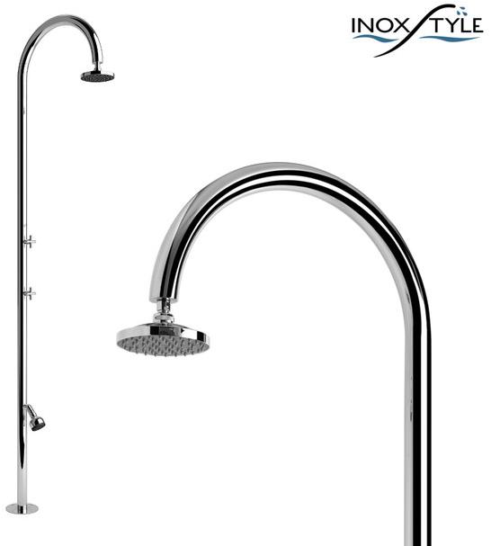 Inoxstyle Летний душ из нержавеющей стали Sole 01028 l - Вид №1