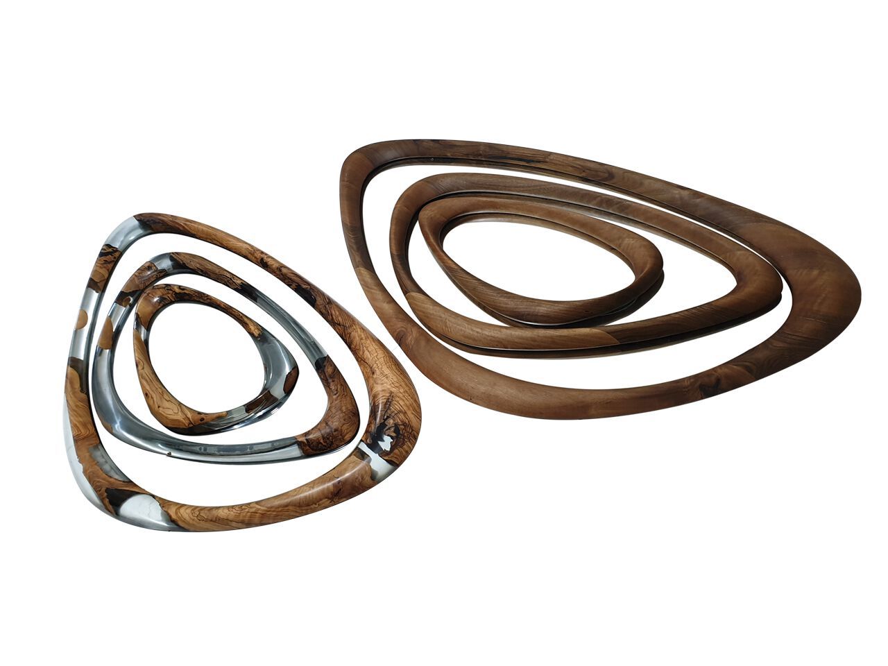 Зеркало из орехового дерева с рамкой Legnor LEG2408737 ARCH-00101402 - Вид №1