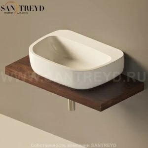 Flaminia SOLID Столешница от 90 до 200 см темное дерево SLMN64.WR