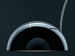 Oluce Дуговая лампа прямого света с регулируемой высотой Coupè