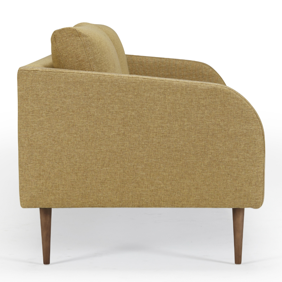 Диван трехместный Hugo с ножками из дуба/ореха, песочный Kragelund 37003248241 - Вид №2