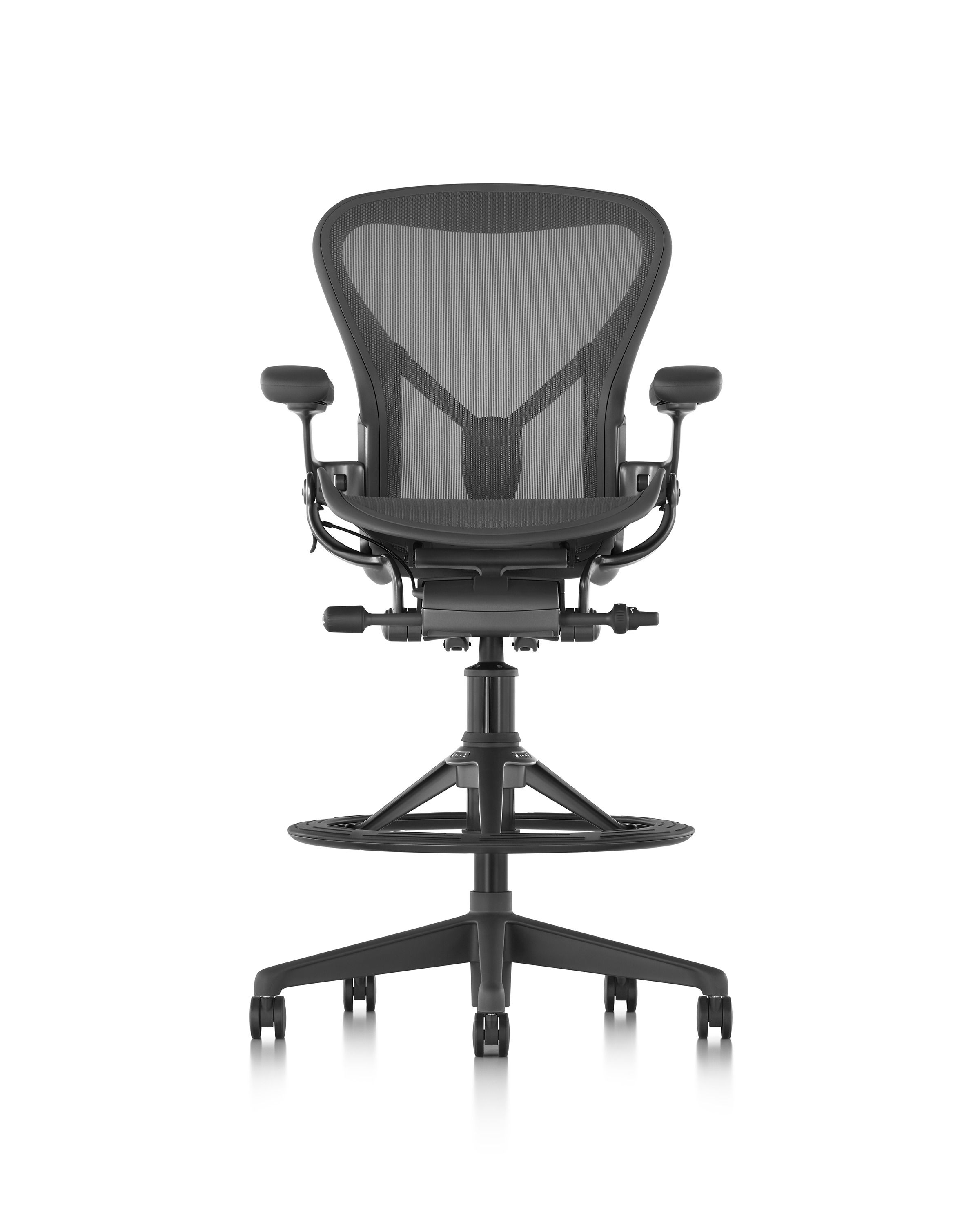 5 спиц поворотный офисный стул с подлокотниками Herman Miller Aeron ARCH-00029451 - Вид №22