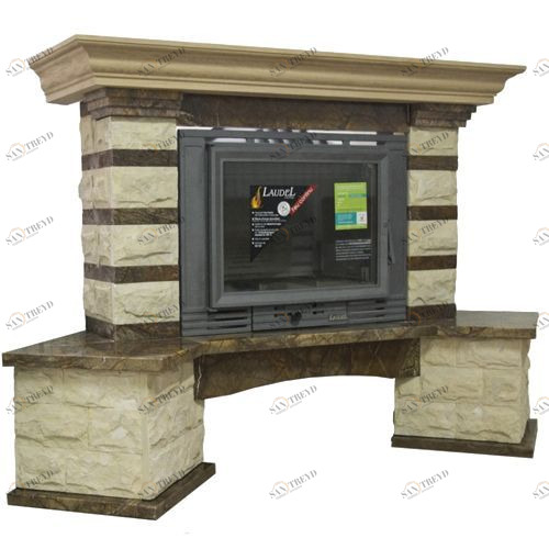 Каминная облицовка Bella Italia NINA угловая 1830