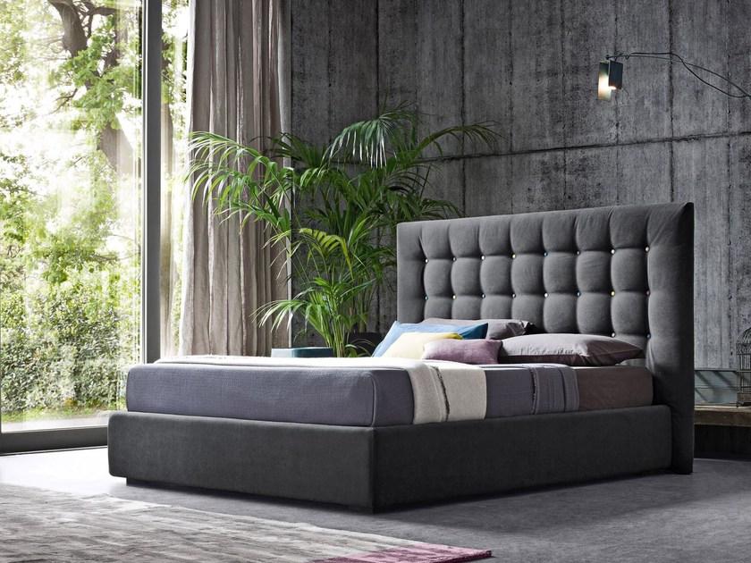 Felis Двуспальная кровать из ткани с тафтинговым изголовьем Bed stories sun-id-1474867 - Вид №1