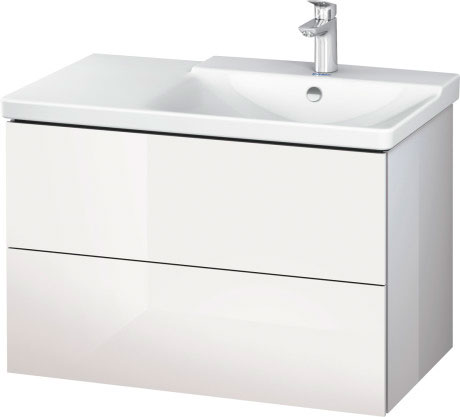 LC624905252 L-Cube Тумбочка подвесная Европейский дуб, декор Duravit - Вид №2