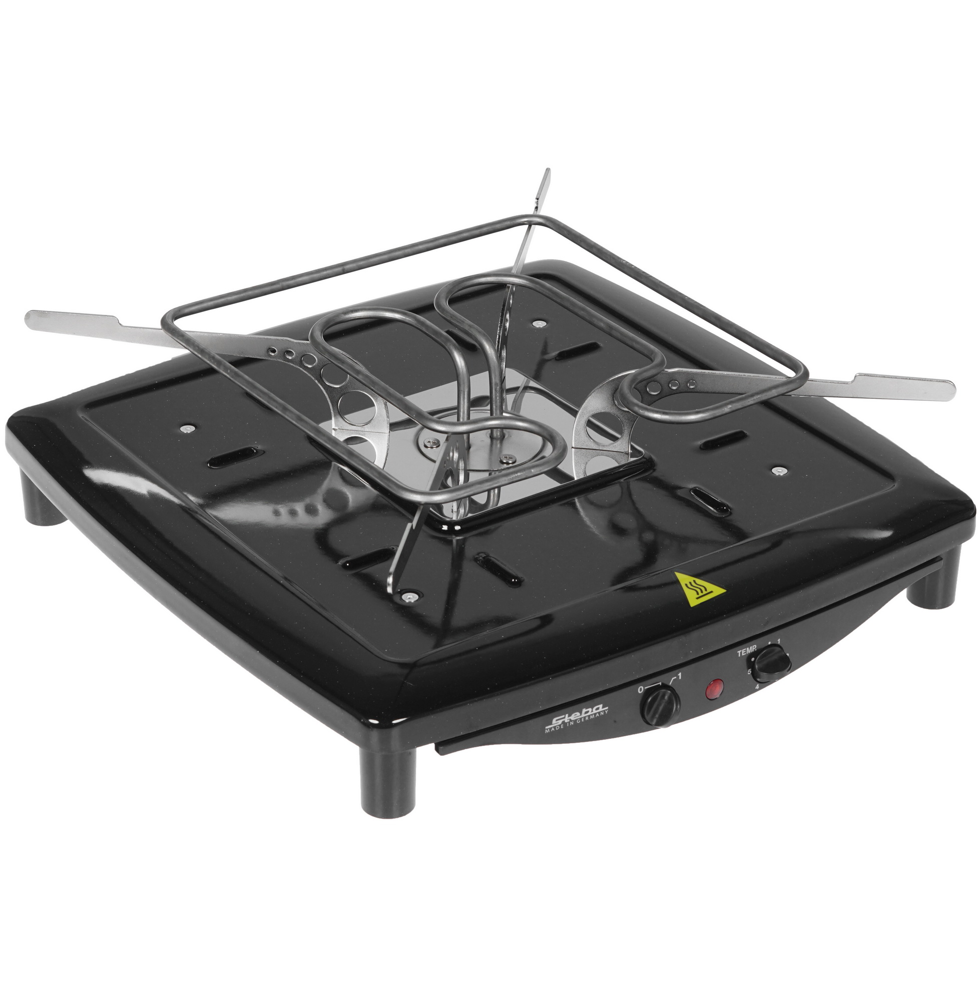 6732317 Гриль Steba RC 3 Plus Chrome черный STDN-0028334 - Вид №4