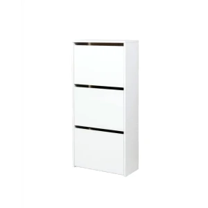 91618795 Шкаф для обуви Fabrikka 51x120x25 см 3 полки ЛДСП цвет белый STLM-1539056