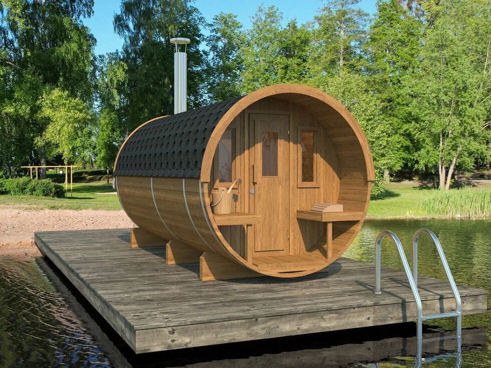 Деревянная сауна на открытом воздухе Saunamo Бочка ARCH-00129143