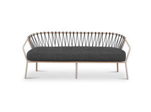 2-местный садовый диван из нержавеющей стали