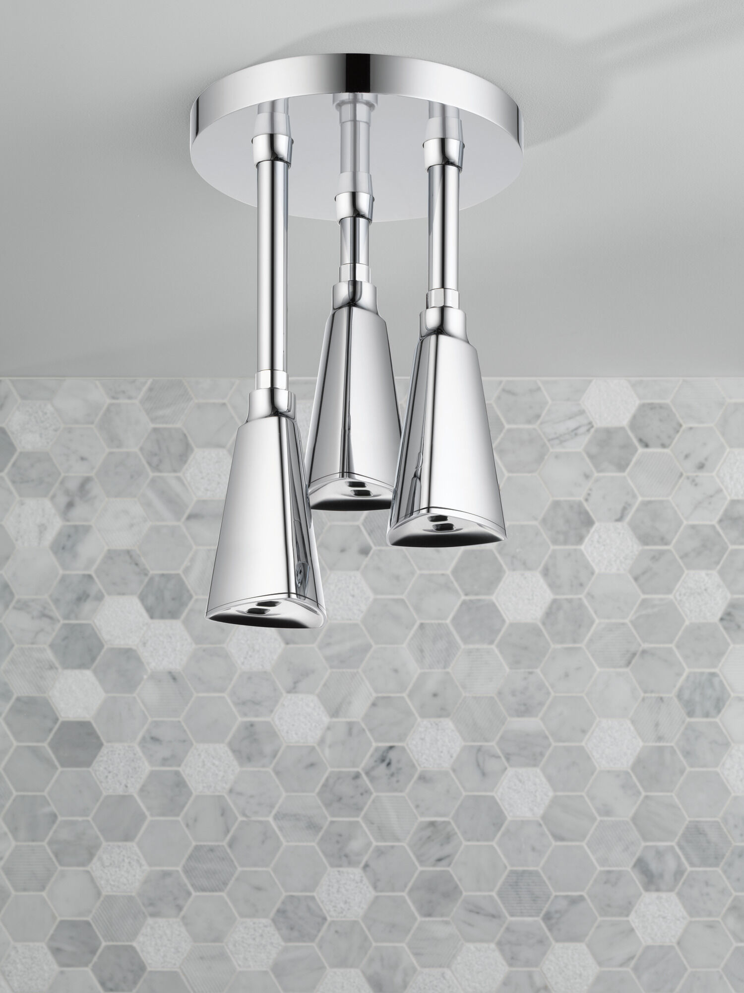 57140 H2Okinetic® Подвесная душевая лейка Raincan Delta Faucet Universal Showering Хром  - Вид №19