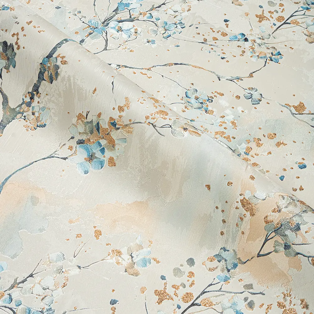 Обои Ateliero Scarlett темно-бежевые с растительным орнаментом 89409071 STLM-1573198 - Вид №3