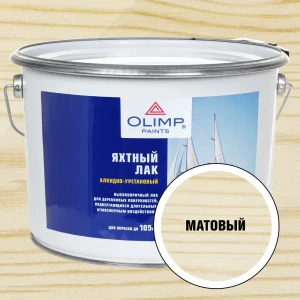93708387 Лак яхтный OLIMP 15065 9 л матовый STLM-1541908