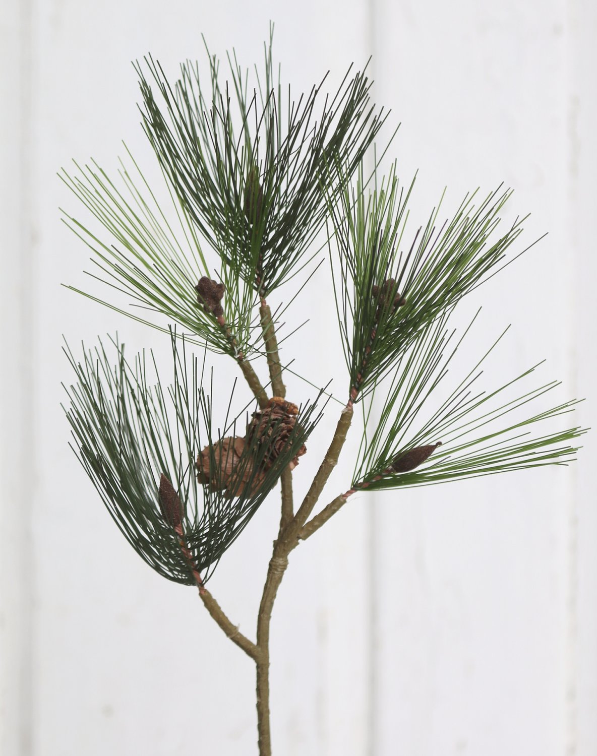 1804 883 a3 Искусственный сосновый спрей с шишками, 38 см, зеленый H-andreas 