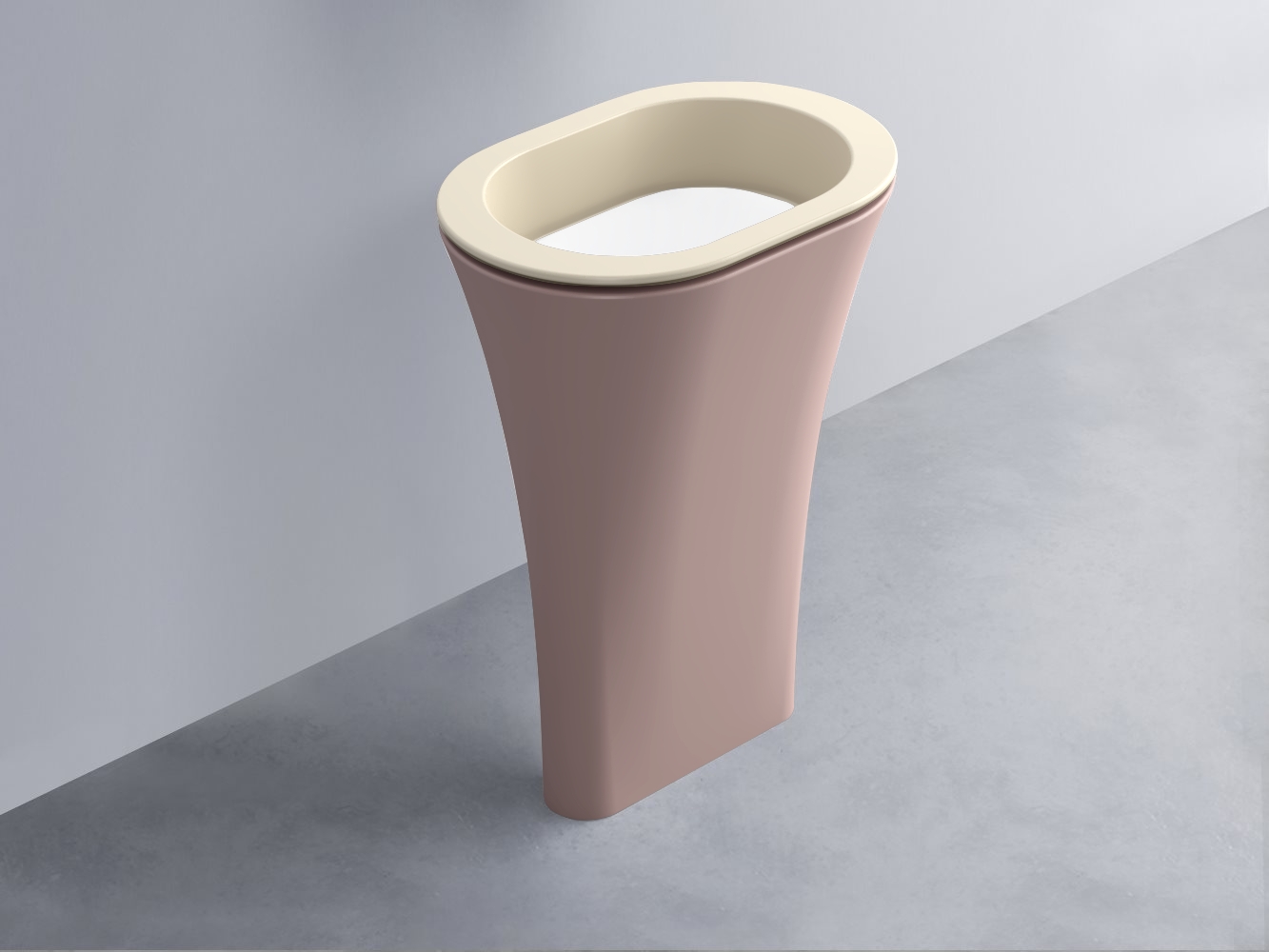 AMLA65-LN+AMPILO-BL+AMCOLO-CP Раковина Amedeo Ovale отдельностоящая cielo Enjoy + Amedeo Ceramica Cielo