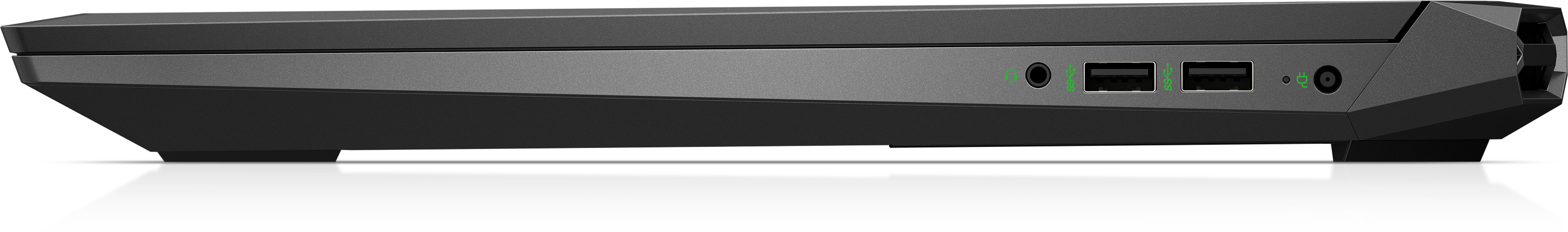 22V31EA#ACB pavilion gaming 17-cd1056ur 17.3"(1920x1080 ips)/intel core i7 10750h(2.6ghz)/16384mb/1000+256pcissdgb/nodvd/ext:nvidia geforce gtx 1650(4096mb)/cam/wifi/52.5whr/war 1y/shadowblack w/ acid green pattern /w10 HP Santreyd  - Вид №4