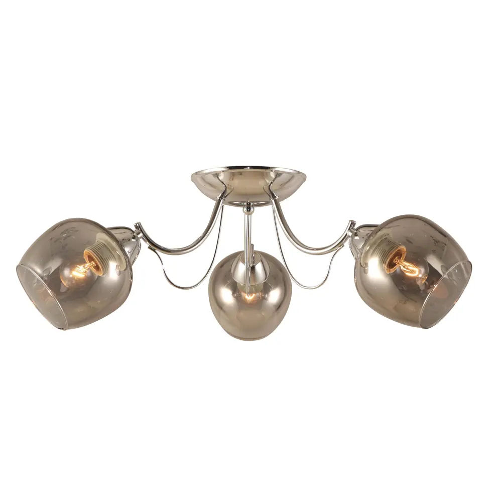 Люстра потолочная Grats L1300-3, 3 лампы, 12 м², цвет чёрный LAMPLANDIA STLM-2089967