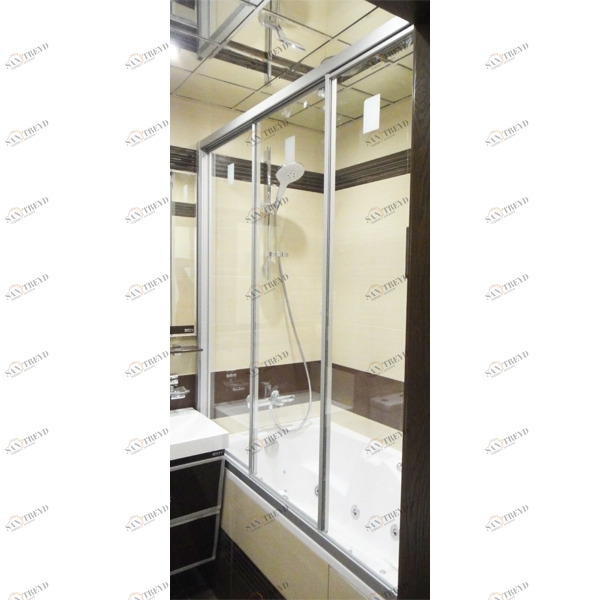 200X150GV403A Душевое ограждения на борт вынны GUTEWETTER Германия PRACTIC