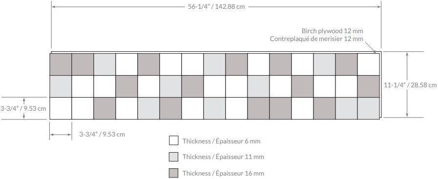 Трехмерная облицовка из вторичного дерева Noble Santreyd sun-id-1492938 - Вид №4