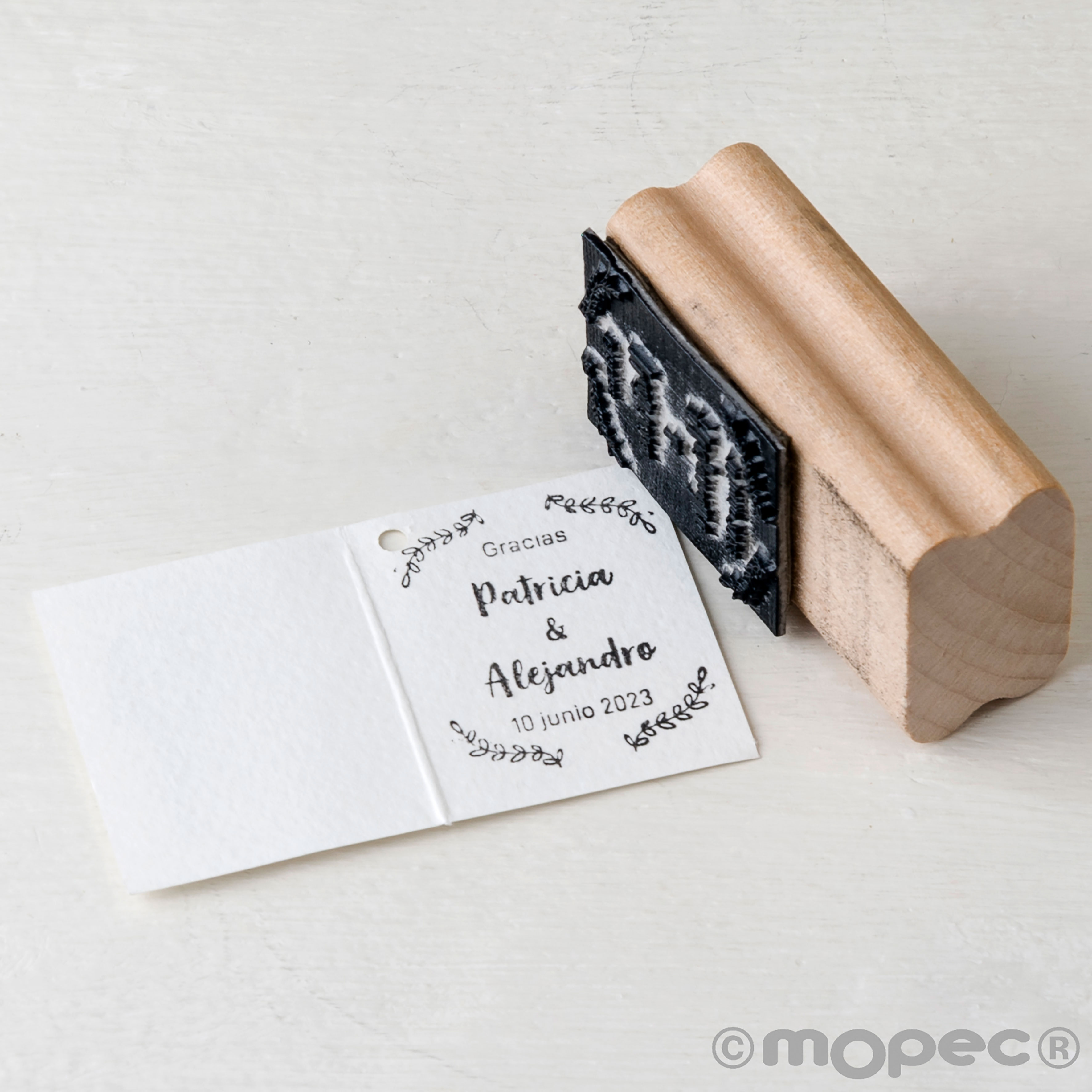 W325.1 Прямоугольное уплотнение с рамкой из листового гарланда «спасибо» Dekoraniaevents Bodas  - Вид №1