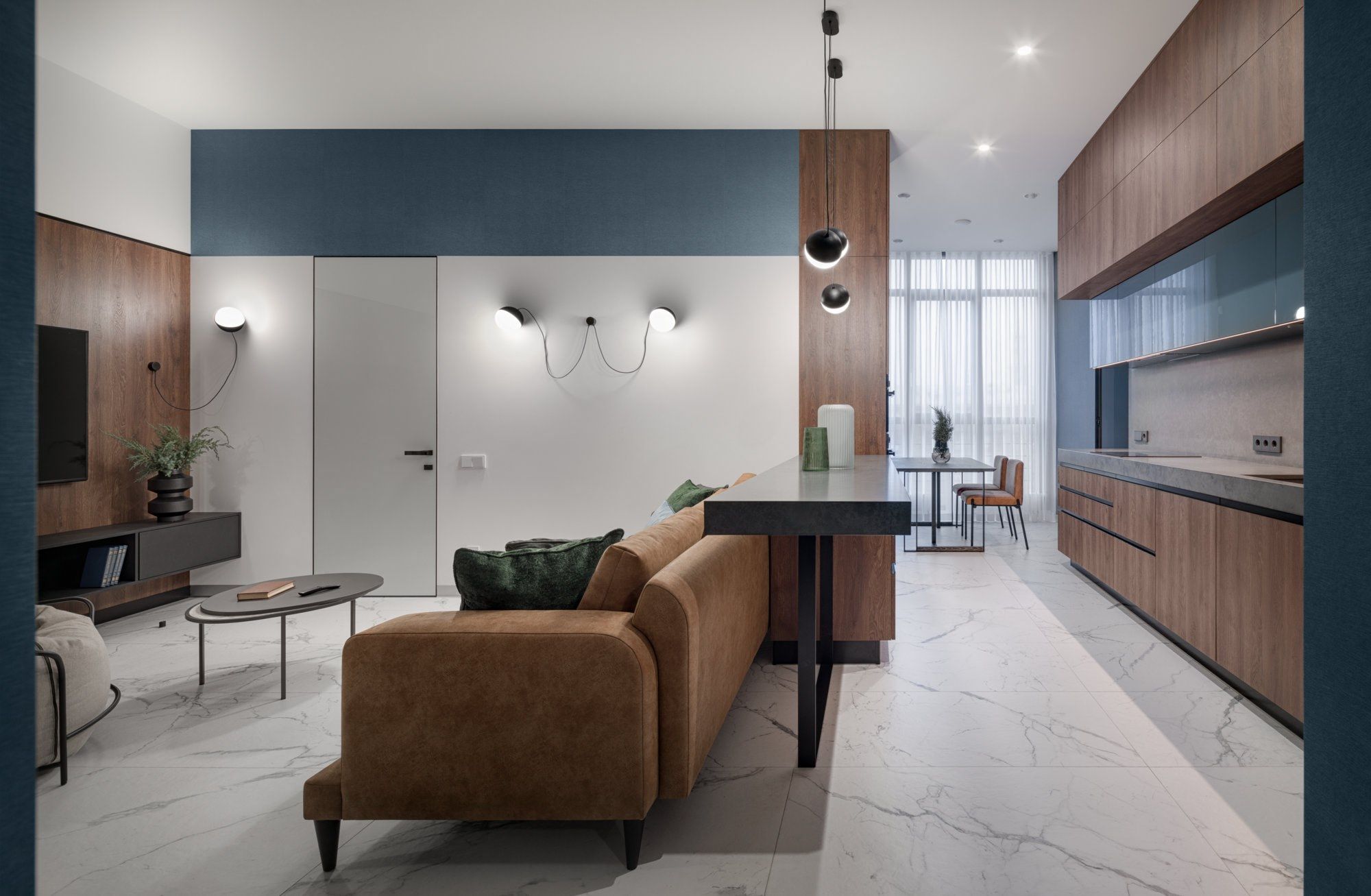 Стальной светодиодный подвесной светильник Milan Iluminacion Half ARCH-00112100 - Вид №13