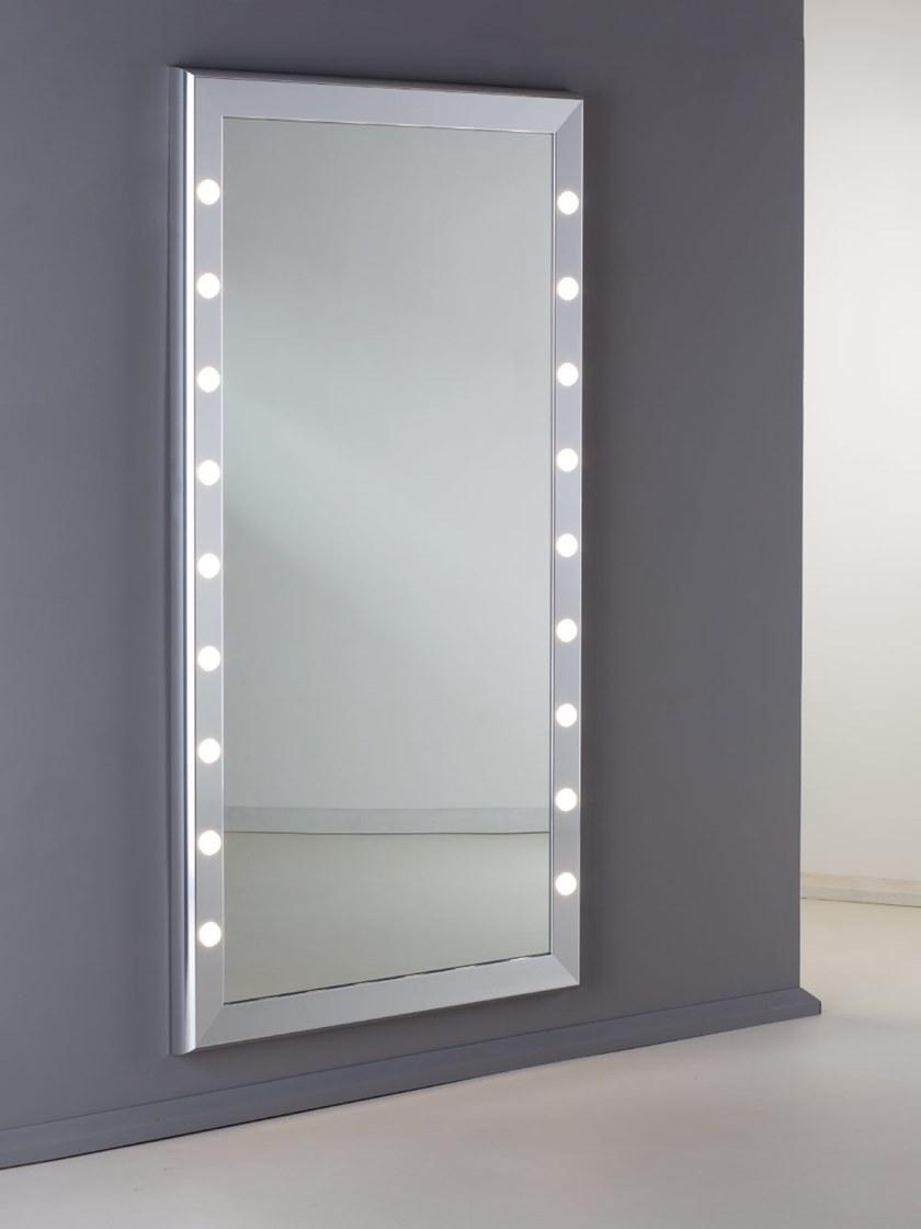 UNICA by Cantoni Прямоугольное настенное алюминиевое зеркало со встроенной подсветкой Sp sun-id-1478310 - Вид №1